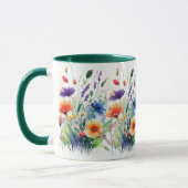 Wilde Bloemen Bloemenschildering Waterverf Boho Ca Mok (Links)