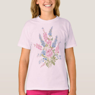Wilde Bloemen Bloemisterij Botanische Waterverf T-shirt