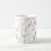  wilde bloemen bloempatroon koffiemok (Center)