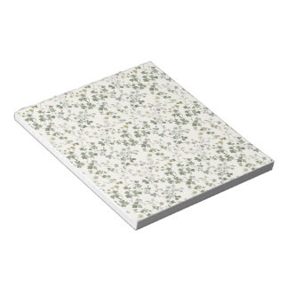 Wilde bloemen bloempatroon notitieboek notitieblok