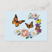 Wilde Bloemen Bloemrijk Blauwe Paddenstoelen Informatiekaartje (Achterkant)