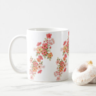 Wilde Bloemen Bloemstuk, Botanische Tuin, Kleurrij Koffiemok