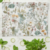Wilde Bloemen Bloemstuk Theedoek (Gevouwen)