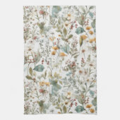 Wilde Bloemen Bloemstuk Theedoek (Verticaal)