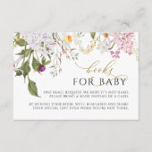 Wilde bloemen Boeken aanvragen Kaart (Voorkant)