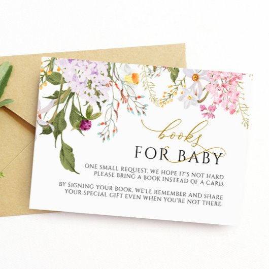 Wilde bloemen Boeken aanvragen Kaart