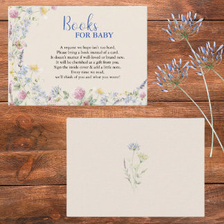 Wilde Bloemen Boeken voor Baby Bijlage Kaart