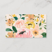 Wilde bloemen Boeken voor Baby Informatiekaartje (Achterkant)