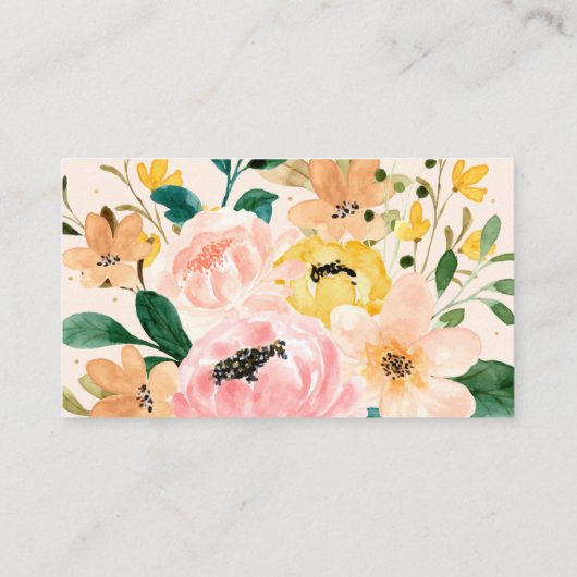 Wilde bloemen Boeken voor Baby Informatiekaartje (Achterkant)