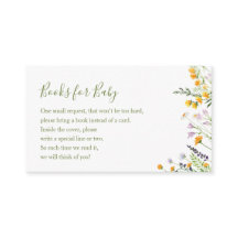 Wilde bloemen Boeken voor de Kaart van de Omsluiti