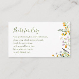 Wilde bloemen Boeken voor de Kaart van de Omsluiti