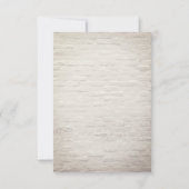 Wilde Bloemen Boeket Witte Baksteen Save The Date (Achterkant)