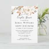Wilde bloemen, Boho Floral Bridal Shower Kaart (Staand voorkant)
