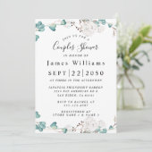 Wilde bloemen, Boho Floral Bridal Shower Kaart (Staand voorkant)