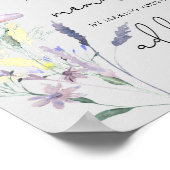 Wilde Bloemen Boho - Help de Bezige Moeder-to-Be A Poster (Hoek)