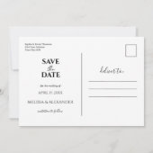 Wilde Bloemen Boho Save The Date (Achterkant)