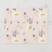 Wilde bloemen Boho Vrijgezellenfeest Recipe (Achterkant)