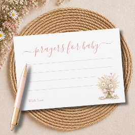Wilde Bloemen Boog Baby Shower Gebeden Voor Baby K Bedankkaart