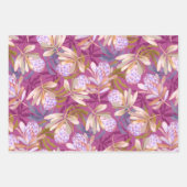 Wilde bloemen Botanische inpakpapier vel (Voorkant)