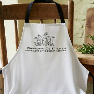 Wilde Bloemen Botanische Oma Keuken Schort