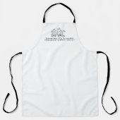 Wilde Bloemen Botanische Oma Keuken Schort (Voorkant)