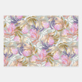Wilde bloemen Botanische Protea Inpakpapier Vel (Voorkant 2)