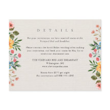 Wilde bloemen Botanische tuinbouwgegevens