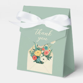 Wilde bloemen Botanische tuinbruiloft Bedankdoosjes