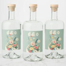 Wilde bloemen Botanische tuinbruiloft