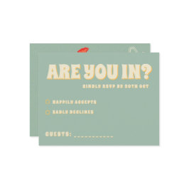 Wilde bloemen Botanische tuinbruiloft RSVP Kaartje