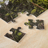 Wilde Bloemen Boven de Getijdenkust Legpuzzel (Zijkant)
