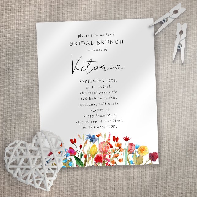 Wilde bloemen Bridal Shower (Creator heeft geüpload)