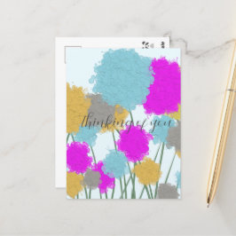 wilde bloemen briefkaart