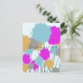  wilde bloemen briefkaart (Staand voorkant)