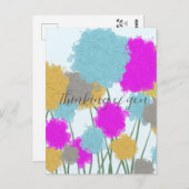  wilde bloemen briefkaart (Voorkant / Achterkant)