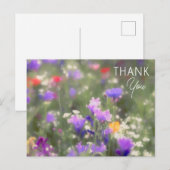 Wilde bloemen briefkaart (Voorkant / Achterkant)