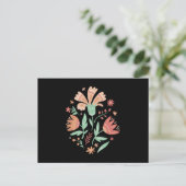 Wilde bloemen briefkaart (Staand voorkant)