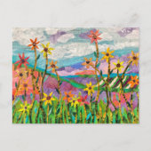 Wilde bloemen briefkaart (Voorkant)