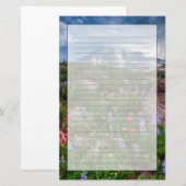 Wilde bloemen briefpapier (Voorkant / Achterkant)