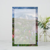 Wilde bloemen briefpapier (Staand voorkant)