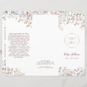 Wilde bloemen brochure (Voorkant / Achterkant)