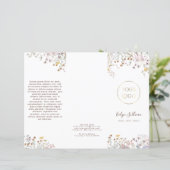 Wilde bloemen brochure (Staand voorkant)