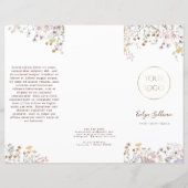 Wilde bloemen brochure (Voorkant)