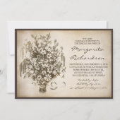  Wilde Bloemen Bruidsdouche Uitnodigingen (Voorkant)