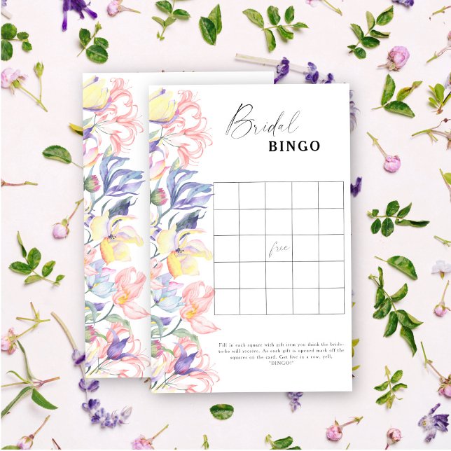 Wilde bloemen - Bruiloft bingo spel (Creator heeft geüpload)