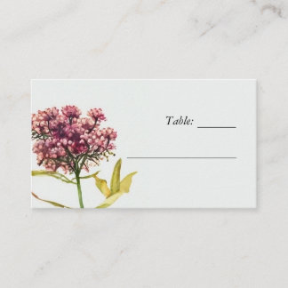 Wilde Bloemen Bruiloft Tafelkaart Plaatskaartje