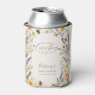 Wilde Bloemen Bugs Waterverf Baby Shower Blikjeskoeler