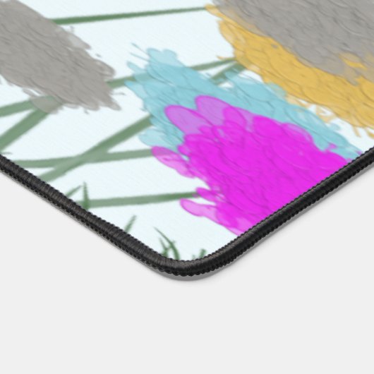 wilde bloemen bureaumat (Hoek)