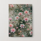 wilde bloemen button (Voorkant)