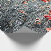 Wilde bloemen cadeaupapier (Hoek)
